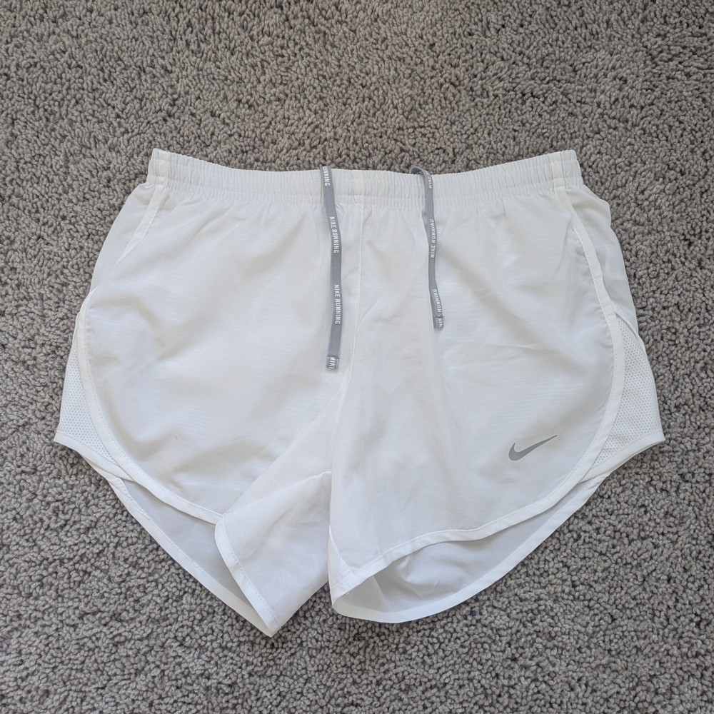 Nike Women's White Athletic Shorts